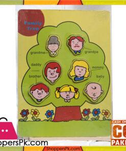 Early Educational Wooden Puzzle Toy Family