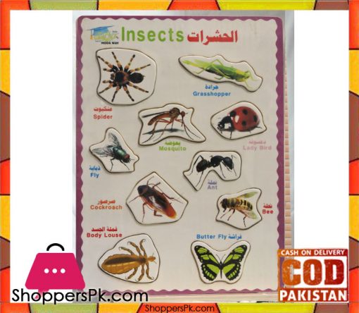 Early Educational Wooden Puzzle Toy Insects