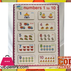 Early Educational Wooden Puzzle Toy Numbers 1-10