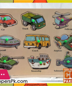 Early Educational Wooden Puzzle Toy Transportation
