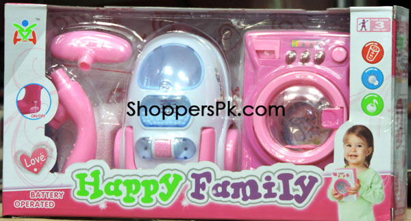 Happy Family Battery Operated Washing Machine Vacuum Cleaner