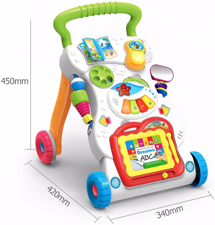 High Quality Learning Children Musical Activity Baby Walker