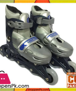 Long Feng Hard Boot Adjustable Inline Skate Grey Large