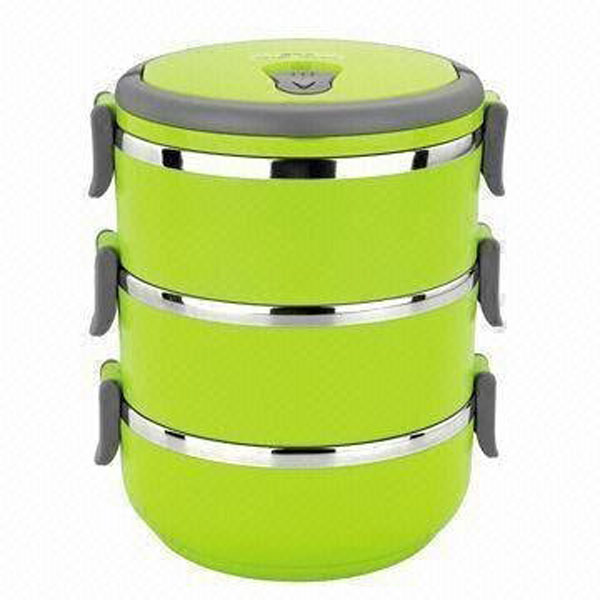 Lunch Box 3 Tier Insulated Tiffin Box With Vaccum Seal