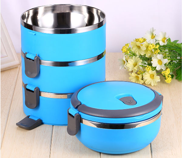 Lunch Box 4 Tier Insulated Tiffin Box With Vaccum Seal