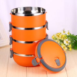 Lunch Box 4 Tier Insulated Tiffin Box with Vaccum Seal