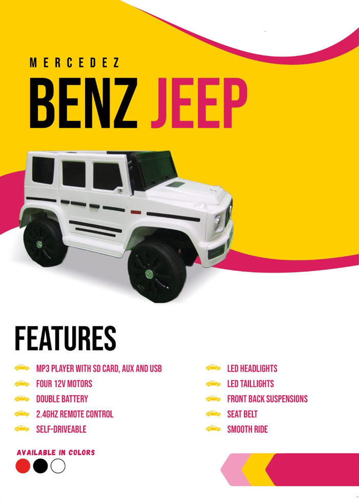 Mercedes G55 12V Kids Jeep With Remote Price In Pakistan 7 Mercedes G55 12V Kids Jeep With Remote Price In Pakistan