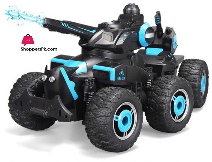 Military Fight Vehicle Water Spray Chariot Rc Truck Car With 6 Wheels Yed