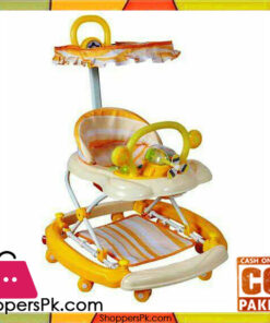 Babyhug Mini Steps Baby Walker with canopy