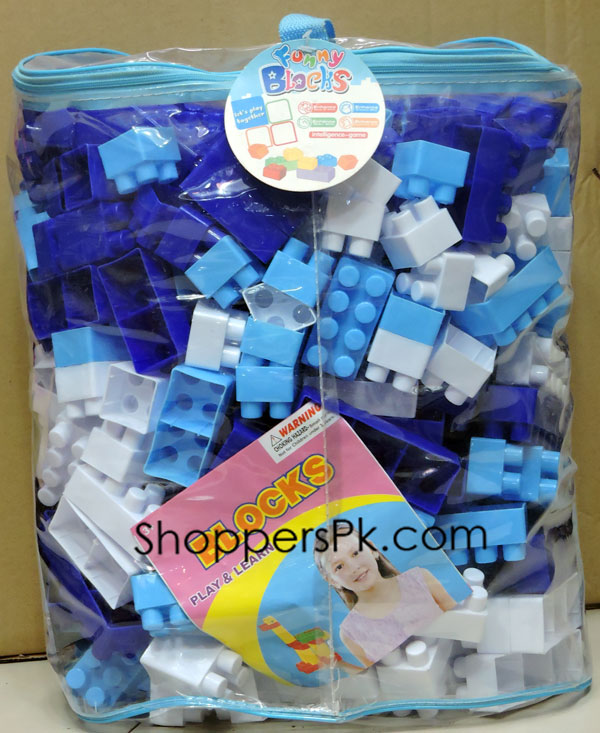 Play &Amp; Learn Building Block Bag 170 Pcs