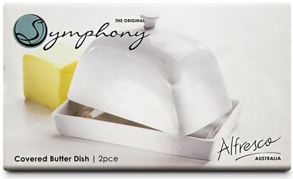 Symphony Alfresco Butter Dish Es3830