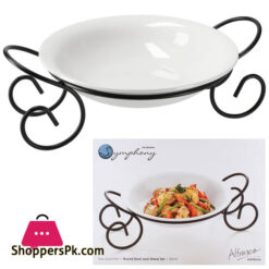 Symphony Alfresco Round Bowl with Stand 30cm #ES3851