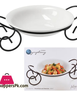 Symphony Alfresco Round Bowl with Stand 30cm #ES3851