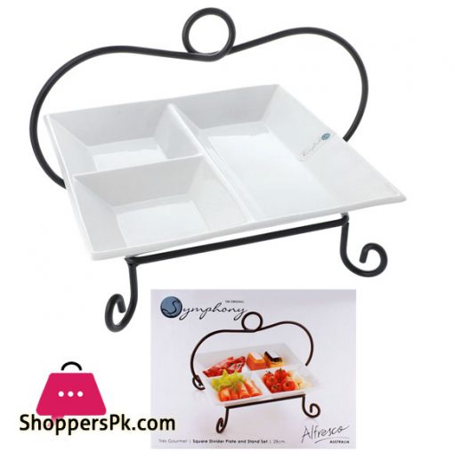 Symphony Alfresco Pastry Holder 3 Division With Rack ES3854
