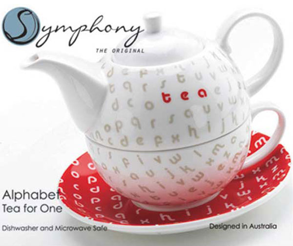 Symphony Alphabets Tea For One 3 Pcs Set Es7106