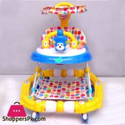 Walky Talky Little Monkey Multicolor Baby Walker Plus Rocker 4 in 1 Baby Walker
