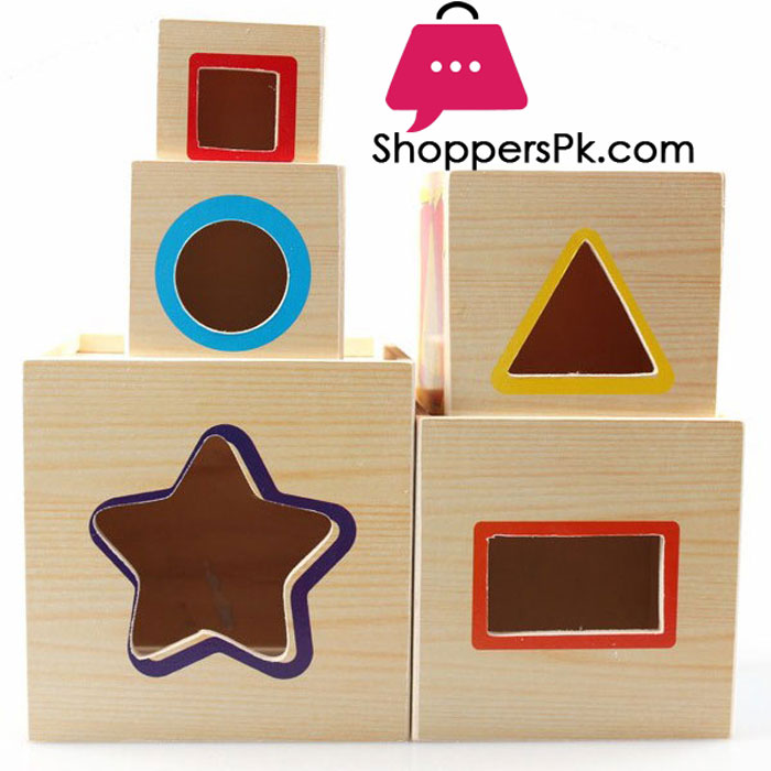 Wisdom Shape Set Box Wooden