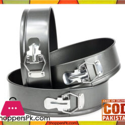 3 Pcs Non-Stick Spring Form Cake Tins Set