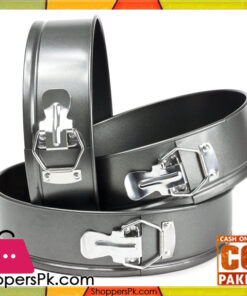 3 Pcs Non-Stick Spring Form Cake Tins Set