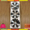 3 Pcs Plastic Frame Wall Hanging Mirror Set Flower 24 CM