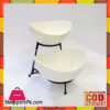 BRILLIANT 2 Tier Oval Shaped Serving Dish BR0067