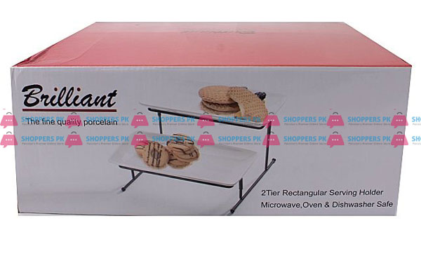 Brilliant 2 Tier Rectangular Serving Dish Br0065