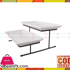 BRILLIANT 2 Tier Rectangular Serving Dish BR0065