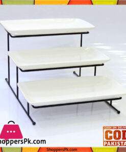 BRILLIANT 3 Tier Rectangular Serving Dish BR0066