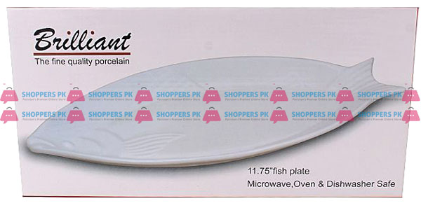 Brilliant Fish Serving Plate 11.75 Inches Br0061