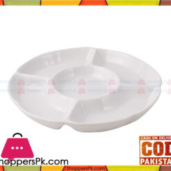 BRILLIANT Partition Serving Platter 9.75 Inches BR0068