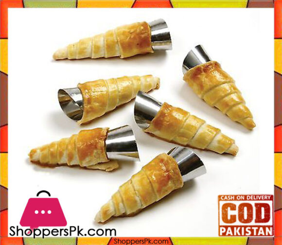 Cream Horn Molds 6 Pcs Set in Pakistan