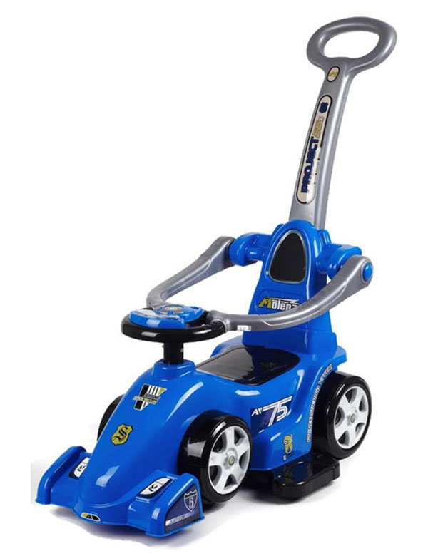 Deluxe F1 Mega 3 In 1 Ride On Car Walker Car Stroller