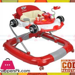 F1 Racing Car Themed Red 4-In-1 Baby Walker Play Centre
