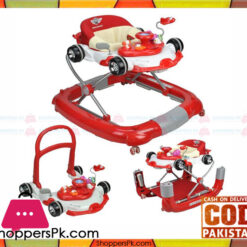 F1 Racing Car Themed Red 4-in-1 Baby Walker Play Centre