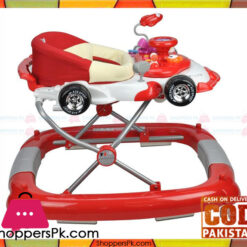 F1 Racing Car Themed Red 4-In-1 Baby Walker Play Centre