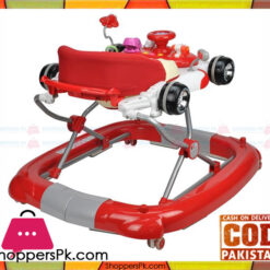 F1 Racing Car Themed Red 4-In-1 Baby Walker Play Centre