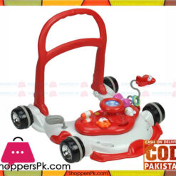 F1 Racing Car Themed Red 4-In-1 Baby Walker Play Centre