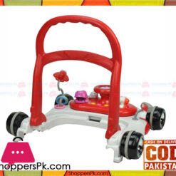 F1 Racing Car Themed Red 4-In-1 Baby Walker Play Centre