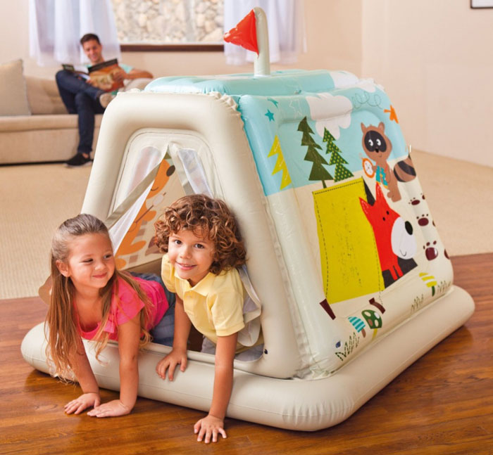 Intex Inflatable Animal Trails Indoor Play Tent - 3 To 6 Years - 48634