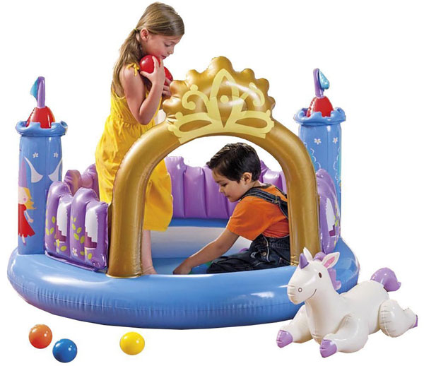 Intex Ball Toyz Magic Castle Bouncer - Age 2-6 - 48669