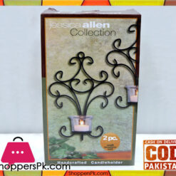 Jessica Allen Collection 2 Pcs Metal Candle Holder 77795
