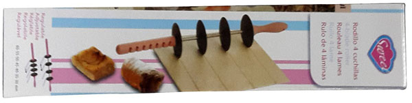 Multiple Blade Dough Cutter 4 Wheel 7Cm