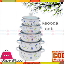 Reoona 5 Pcs Casserole Set With Glass Led