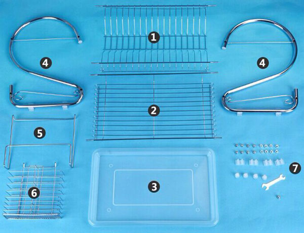 Stainless Steel Dish Rack 2 Tier