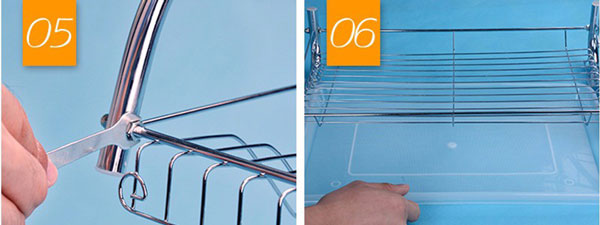 Stainless Steel Dish Rack 2 Tier