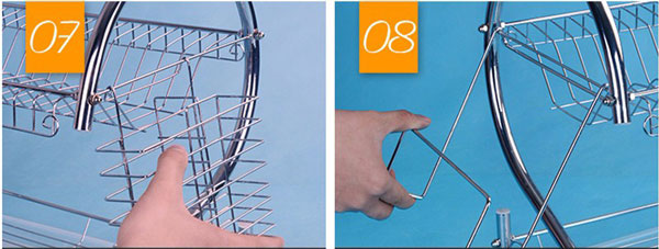 Stainless Steel Dish Rack 2 Tier