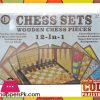 12 in 1 Wooden Chess Set