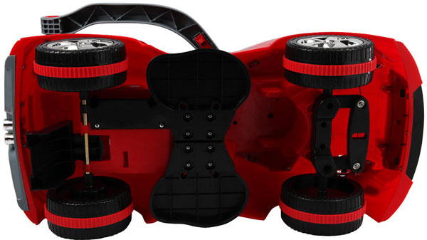 3 In 1 Kids Ride On Push Car Stroller Toddler Wagon With Handle Horn Lights Music