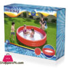 Bestway 51027 Inflatable Swimming Pool 6 Feet Kids Play 3-Ring Pool  72