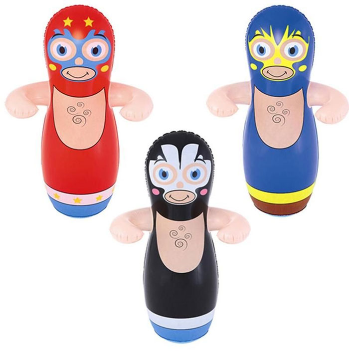 Bestway Inflatable Fighter Punching Bag Indoor Toy Age 3+ - 52193 4 Bestway Inflatable Fighter Punching Bag Indoor Toy Age 3+ - 52193